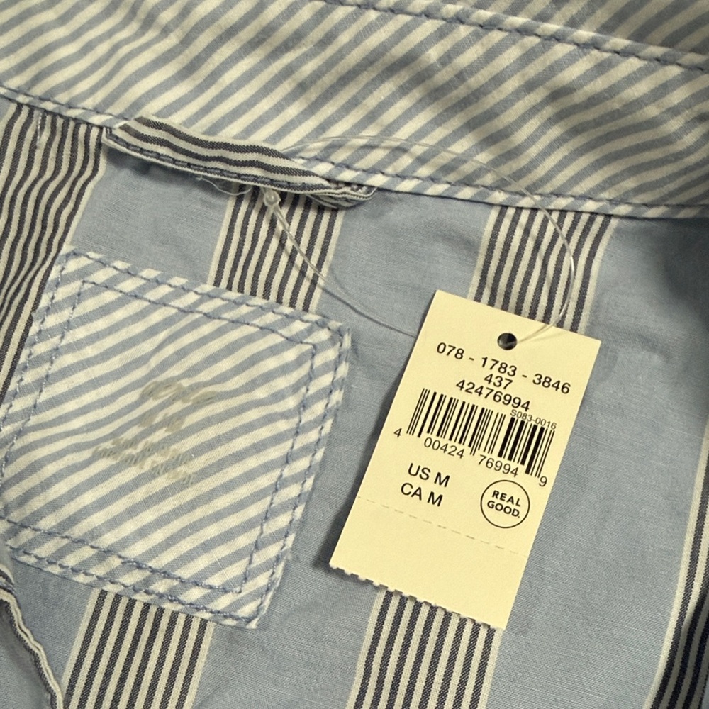 Women’s Blue Striped Shirt